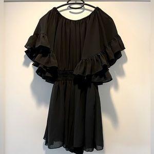 OFF-SHOULDER PLAYSUIT